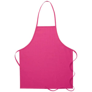DayStar Hot Pink Deluxe Bib Apron (No Pocket)