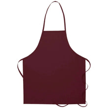 DayStar Maroon Deluxe Bib Apron (No Pocket)