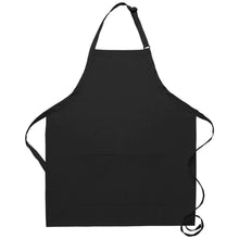 DayStar Black Deluxe Bib Adjustable Apron (Center Divided Pocket)
