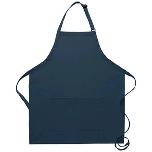 DayStar Navy Deluxe Bib Adjustable Apron (Center Divided Pocket)