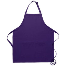 DayStar Purple Deluxe Bib Adjustable Apron (Center Divided Pocket)