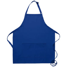 DayStar Royal Blue Deluxe Bib Adjustable Apron (Center Divided Pocket)