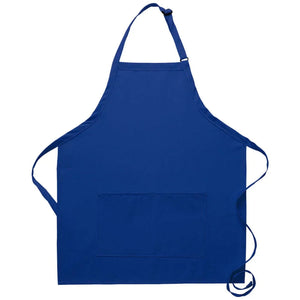 DayStar Royal Blue Deluxe Bib Adjustable Apron (Center Divided Pocket)