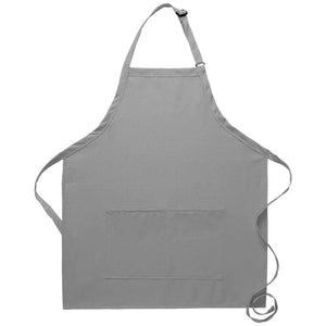 DayStar Silver Deluxe Bib Adjustable Apron (Center Divided Pocket)