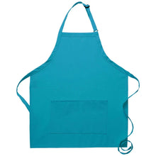 DayStar Turquoise Deluxe Bib Adjustable Apron (Center Divided Pocket)