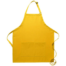 DayStar Yellow Deluxe Bib Adjustable Apron (Center Divided Pocket)