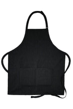DayStar Deluxe Pinstripe Bib Adjustable Apron (2 Pockets)