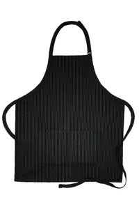DayStar Deluxe Pinstripe Bib Adjustable Apron (2 Pockets)