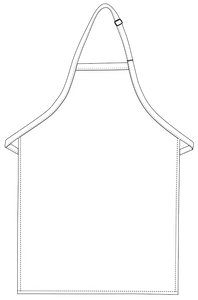 DayStar Deluxe XL Butcher Adjustable Apron (No Pockets)