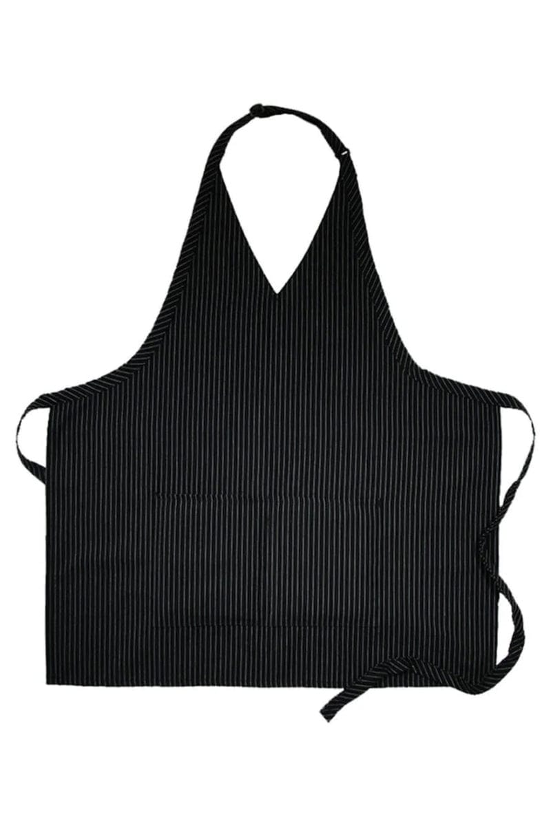 DayStar Deluxe Pinstripe V-Neck Tuxedo Adjustable Apron (2 Pockets)