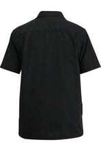 Edwards Men's Black Essential Zip-Front Service Shirt