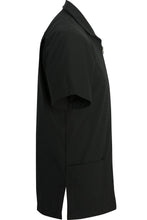 Edwards Men's Black Essential Zip-Front Service Shirt