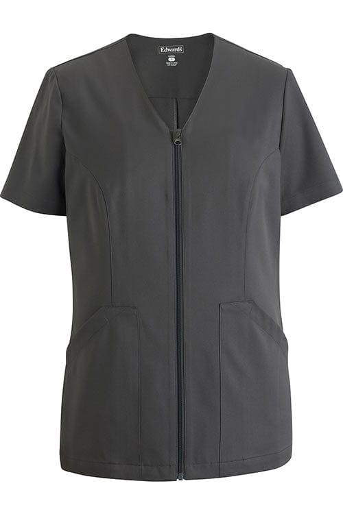 Edwards XXS Women's Steel Grey Sorrento Full-Zip Tunic
