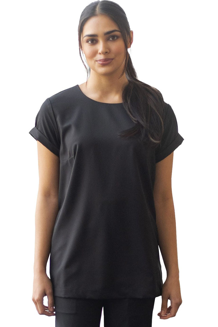 Edwards XXS Women's Black Sorrento Spa Pullover Tunic