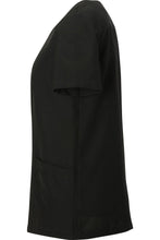 Edwards Women's Black Essential Soft-Stretch Scoop Neck Tunic