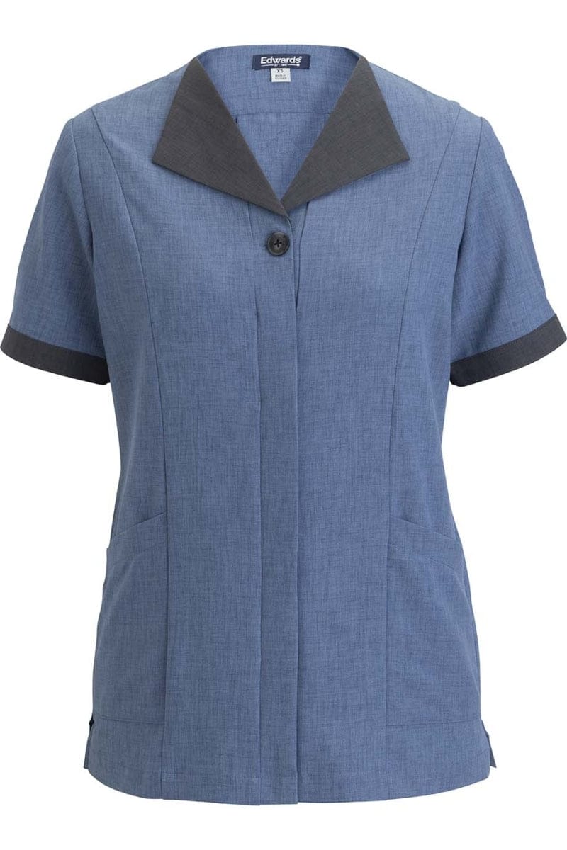 Edwards XXS Women's Riviera Blue FlexPinnacle Housekeeping Tunic