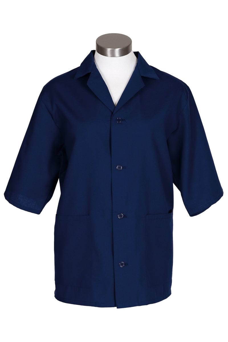 Fame Fabrics Navy / XS Unisex 3/4 Sleeve Smock (2 Pockets)