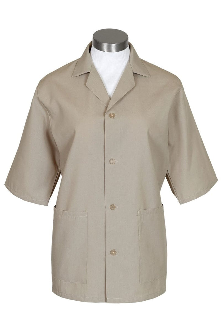 Fame Fabrics Tan / XS Unisex 3/4 Sleeve Smock (2 Pockets)