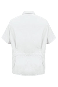 Red Kap Men's White Zip-Front Smock