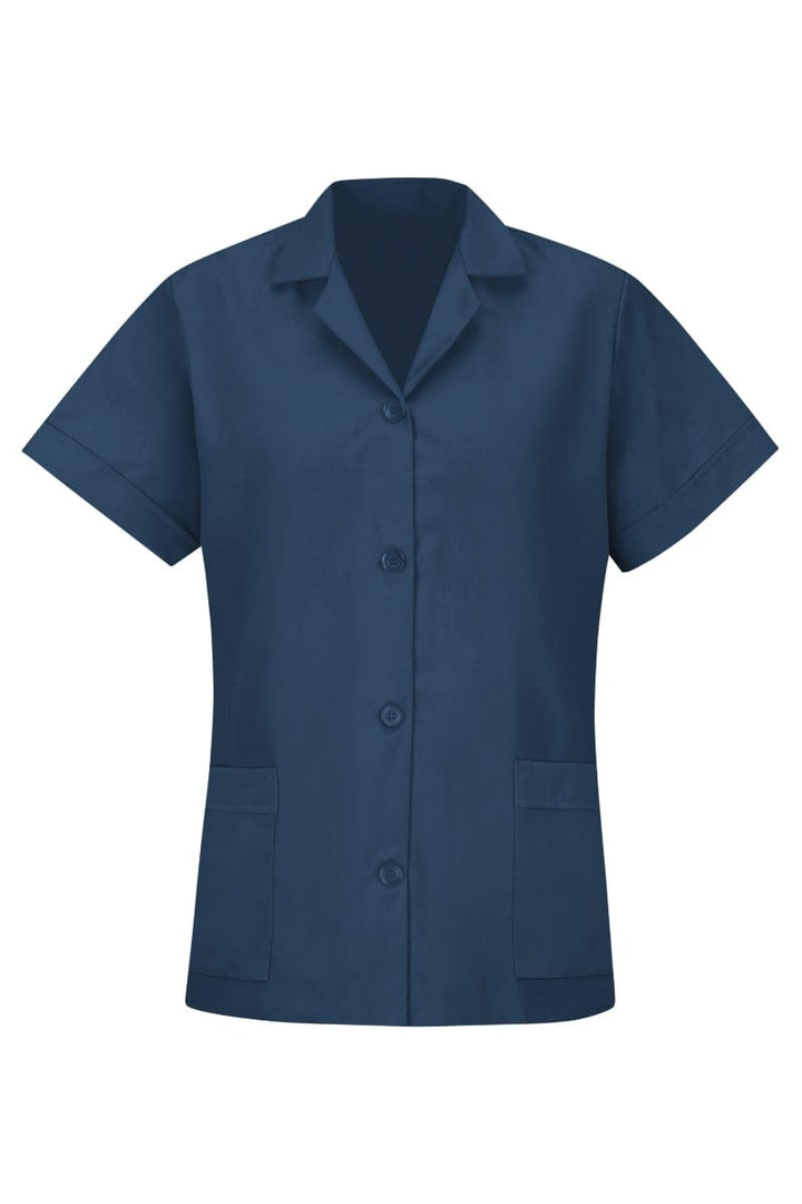 Red Kap S Women's Navy Loose Fit Short Sleeve Smock