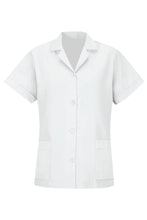 Red Kap S Women's White Loose Fit Short Sleeve Smock