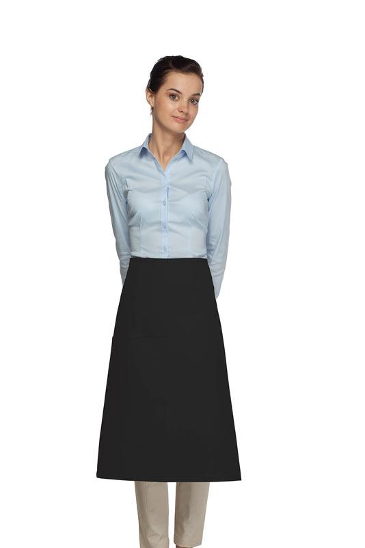 DayStar Black Deluxe 3/4 Bistro Apron (1 Pocket)