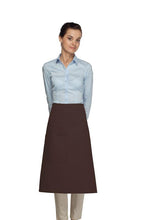 DayStar Brown Deluxe 3/4 Bistro Apron (1 Pocket)