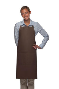 DayStar Brown Deluxe Butcher Adjustable Apron (2 Pockets)