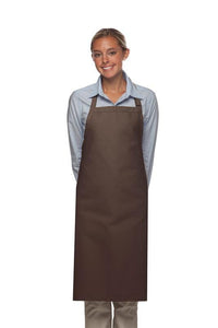 DayStar Brown Deluxe Butcher Adjustable Apron (No Pockets)