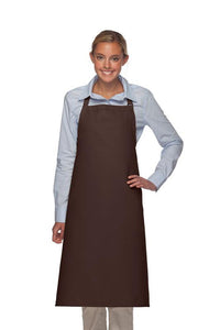 DayStar Brown Deluxe XL Butcher Adjustable Apron (No Pockets)