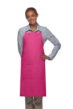 DayStar Hot Pink Deluxe Butcher Adjustable Apron (2 Pockets)