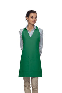 DayStar Kelly Deluxe V-Neck Adjustable Tuxedo Apron (2 Pockets)