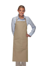 DayStar Khaki Deluxe XL Butcher Adjustable Apron (2 Pockets)