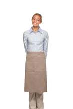 DayStar Khaki Deluxe 3/4 Bistro Apron (2 Pockets)