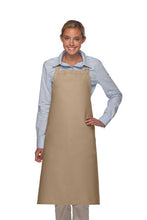 DayStar Khaki Deluxe XL Butcher Adjustable Apron (No Pockets)