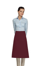 DayStar Maroon Deluxe 3/4 Bistro Apron (1 Pocket)