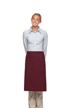 DayStar Maroon Deluxe 3/4 Bistro Apron (2 Pockets)