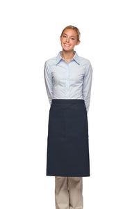 DayStar Navy Deluxe 3/4 Bistro Apron (2 Pockets)