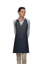 DayStar Navy Deluxe V-Neck Adjustable Tuxedo Apron (2 Pockets)