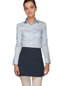 DayStar Navy Deluxe Rounded Waist Apron (3 Pockets)