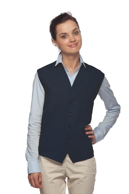 DayStar Navy 4-Button Unisex Vest with 1 Pocket