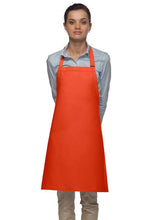 DayStar Orange Deluxe Bib Adjustable Apron (No Pockets)