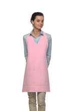 DayStar Pink Deluxe V-Neck Adjustable Tuxedo Apron (2 Pockets)