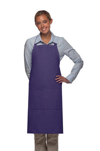 DayStar Purple Deluxe Butcher Adjustable Apron (2 Pockets)