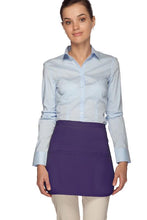 DayStar Purple Deluxe Rounded Waist Apron (3 Pockets)