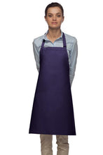 DayStar Purple Deluxe Bib Adjustable Apron (No Pockets)