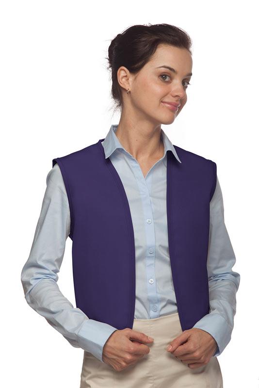 DayStar Purple No Buttons Unisex Vest with No Pockets