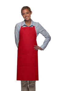 DayStar Red Deluxe Butcher Adjustable Apron (2 Pockets)