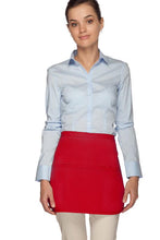 DayStar Red Deluxe Rounded Waist Apron (3 Pockets)