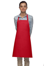 DayStar Red Deluxe Bib Adjustable Apron (No Pockets)